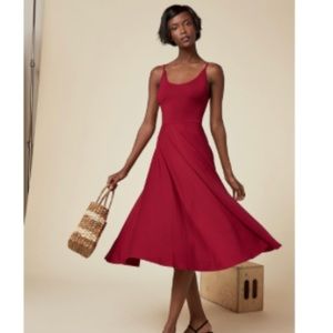 Reformation Red Cha Cha Dress XS